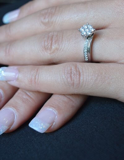 bride's hands